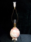 Aladdin Alacite Table Lamp with Pink Pyro Finish? 1930's,