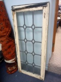 ANTIQUE SALVAGE WOOD FRAME WINDOWS, DOUBLE HANDLE