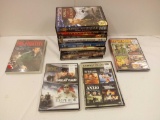 MOSTLY MILITARY, NEW AND OLD DVD GROUPING!