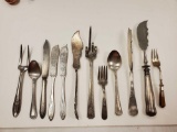 Silverplate, EPNS, and 800 silver - INCLUDING butters and interesting fork