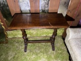 (WILDWOOD PICK UP) -Solid wood pier legged entry table