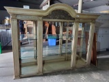 (WILDWOOD PICK UP) -Lexington Furniture Glassed and Mirrored back CORIO topper , very large!