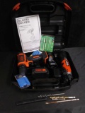 Black & Decker 12 volt MAX cordless drill with pivot driver, in case