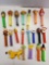 GROUP OF STANDALONE VINTAGE PEZ DISPENSERS INCLUDING DISNEY, MUPPETS, STAR WARS, THOR