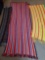 (3) Long Thin VINTAGE Handmade AFGHANS, throws and scarf