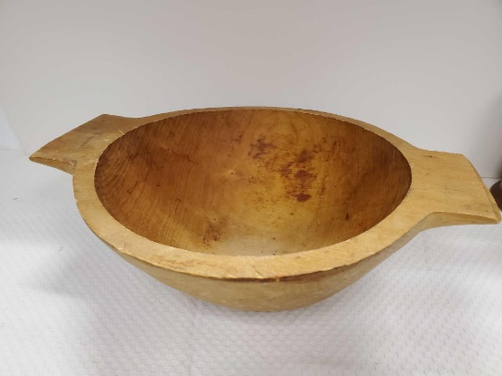 12" Round Dough Bowl, lightweight wood