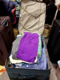LARGE SUITCASE FULL OF MEN AND WOMEN'S APPAREL, SOME TAGGED