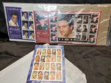 (3) sets ELVIS PRESLEY 25th Anniversary Stamp Collections, bagged