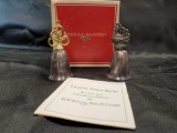 (2) REED & BARTON 12 days of Christmas bells-Golden Rings and French Hen