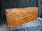 Vintage, handmade dovetailed Wooden box