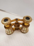 Antique LEMAIRE FI Paris Opera Glasses Mother of Pearl