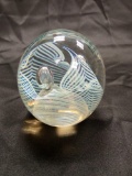 Eckholt Art Glass Paperweight 1987