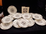 Set of 13 WEDGEWOOD Colonial State Seal Plates Williamsburg Collection
