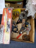 Tools Box grouping including STANLEY, Turbo wash in box, trailer hitches, RYOBI and more