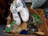 Like New NIKE sz 14 hi-tops, ashtray and more Box grouping