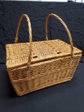 Vintage Picnic basket, wicker