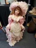 CHLOE Goldemale Collection standing Porcelain doll