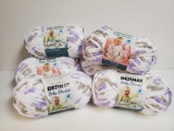 (6) New stock BERNAT baby blanket YARN ROLLS