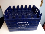 SIX PEPSI COLA 24 PACK HARD MOLDED RESIN CAN TRAYS