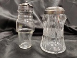 Antique Banded Portland? Salt Shaker Early American Pattern Glass