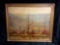 Rare F. Hutton Shill American Listed Artist Antique early c1900s Original Oil Landscape on Board