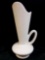 Vintage 1950's pottery pitcher vase retro design with splatter paint pattern