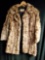 Vintage Fur coat, MARTIN'S, leather under sleeves /pockets