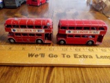 (2) Vintage Lone Star London Routemaster Bus