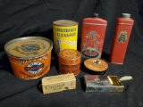 Vintage Cans, Tins, Products including BENSON & HEDGES travel ashtray