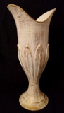 ROYAL HAEGER Pottery Gold Tweed 22 K 455, Tall Vase