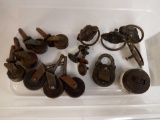 OLD ANTIQUE HARDWARE CASTERS AND MORE