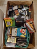 Huge grouping of Vintage Media - Cassettes, CDs, VHS including SEALED