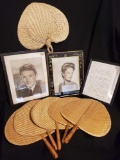 PUN INTENDED- Stars and Fans -- Gregory Peck, Alexis Smith, and Handmade fans