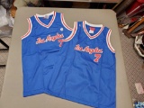 PAIR OF LOS ANGELES CLIPPERS #7 LAMAR ODOM JERSEYS SMALL AND MEDIUM