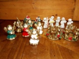 Large Group of Rare Vintage CERAMIC ANGEL and Christmas Figurines, Angels, etc