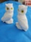 (2) Vintage OWL Sandstone figures