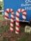 (2) CANDY CANE light up, OUTDOOR yard Christmas Decor