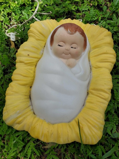 13" Baby Jesus BLOW MOLD- General Foam Plastics, Norfolk Virginia