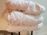 (3) TWIN mattress pads - freshly laundered