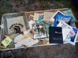 GREAT MEDIA GROUPING, VINTAGE, ALMOST ANTIQUE PAMPHLETS, POSTCARDS, TRAVEL AND DOCUMENTS