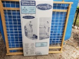 New, packaged, EVENFLO tall wire mesh pressure gate
