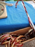 Box of CANDY CANE yard stakes, lighted