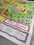 Vintage FANTASYLAND MAP, Magic Kingdom of Walt Disney World