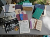 Grouping of Elks Lodge collectibles including history, proceedings, directories, ritual pamphlets