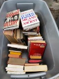Huge tote full of books including War and Peace