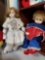 Horsman Doll and 1983 Enesco porcelain doll