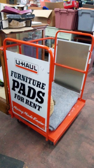 COMMERCIAL UHAUL PADS STORAGE AND DOLLIE CART