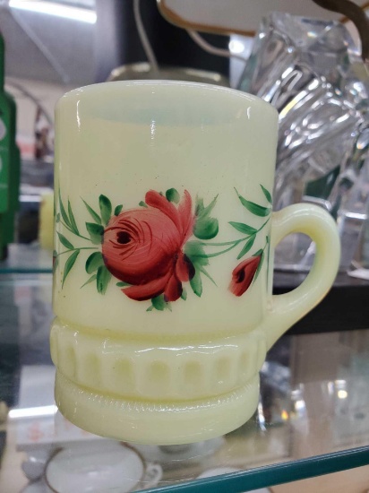 1907 HEISEY mug, CLARA
