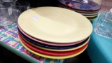 (6) FIESTA DINNERWARE PLATES 10.5