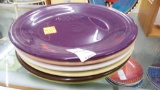 (6) FIESTA DINNERWARE PLATES 10.5